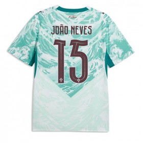 Portugal Joao Neves #15 Borta Kläder VM 2026 Kortärmad